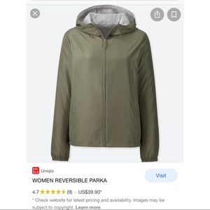Uniqlo reversible parka